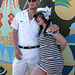 Sailor Couple on the Boardwalk at the Coney Island Mermaid Parade, June 2007