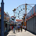 Alley to the Wonder Wheel from Surf Avenue in Coney Island, June 2007