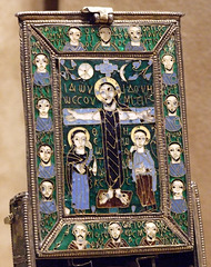 Detail of a Box Reliquary of the True Cross in the Metropolitan Museum of Art, Oct. 2007