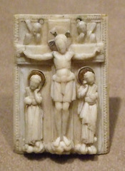 Ottonian Ivory Plaque with the Crucifixion in the Metropolitan Museum of Art, July 2010