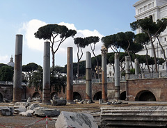 The Basilica Ulpia in Rome, July 2012