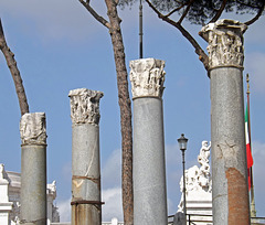 The Columns of the Basilica Ulpia in Rome, July 2012