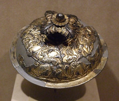 Carolingian Gilded Silver Vessel Cover in the Metropolitan Museum of Art, July 2010