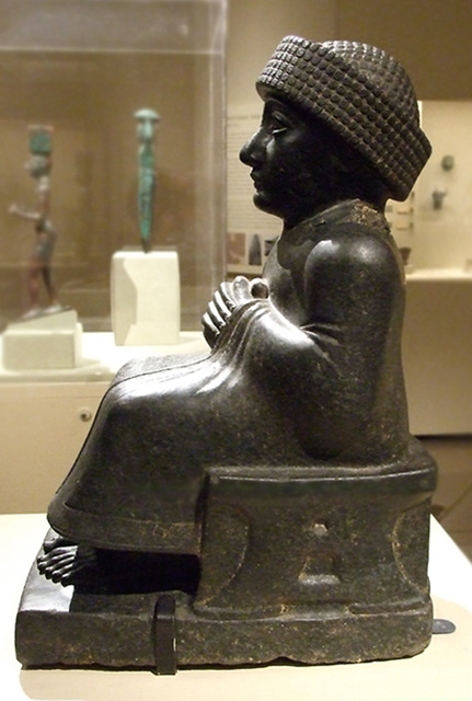 Seated Statue of Gudea in the Metropolitan Museum of Art, July 2007