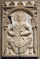 Ivory Plaque with Virgin Mary as a Personification of the Church in the Metropolitan Museum of Art, January 2008