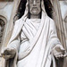 Detail of Jesus on St. Thomas Church, August 2007