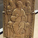 Carolingian Ivory Plaque with Christ Enthroned with Two Apostles in the Metropolitan Museum of Art, July 2010