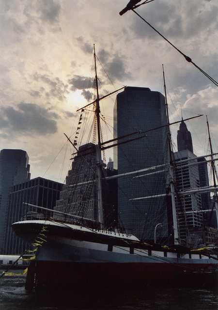 The Tall Ship Peking at the South Street Seaport, July 2006