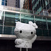 Giant Wind-Up Hello Kitty Sculpture by Tom Sachs in the Courtyard of Lever House, May 2008
