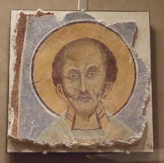 Wall Painting of a Male Saint in the Metropolitan Museum of Art, January 2011