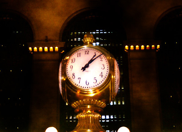 Clock in Grand Central, 2006