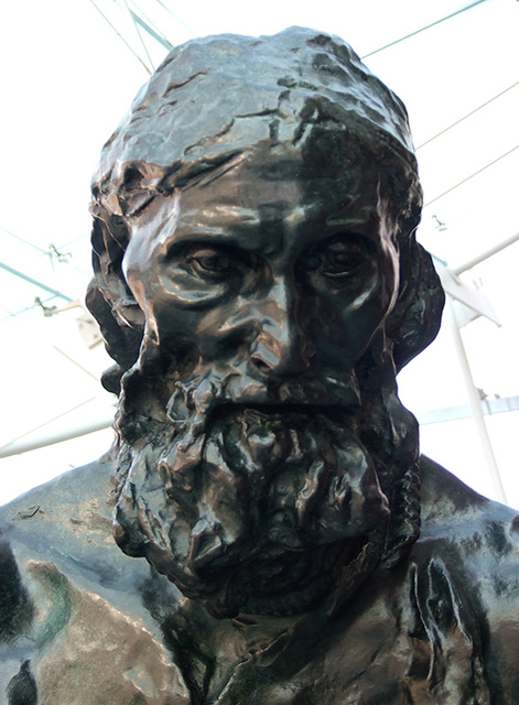Detail of Eustache de Saint Pierre by Rodin in the Brooklyn Museum, August 2007