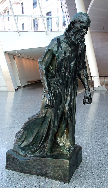 Eustache de Saint Pierre by Rodin in the Brooklyn Museum, August 2007