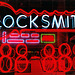 Locksmith's Neon Sign in Manhattan, Aug. 2006