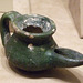 Green-Glazed Clay Lamp in the Metropolitan Museum of Art, January 2010