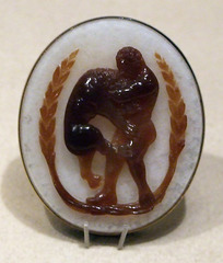 Cameo with Hercules and the Nemean Lion in the Metropolitan Museum of Art, February 2010