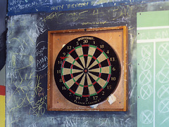 Dart Board in Cheap Shots, Dec. 2006