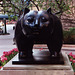 Cat Sculpture by Fernando Botero on E. 79th Street, April 2007