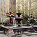 Fountain with Gas Lights in City Hall Park, April 2007