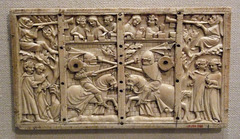Ivory Plaque from a Casket with Jousting Scenes in the Metropolitan Museum of Art, February 2010
