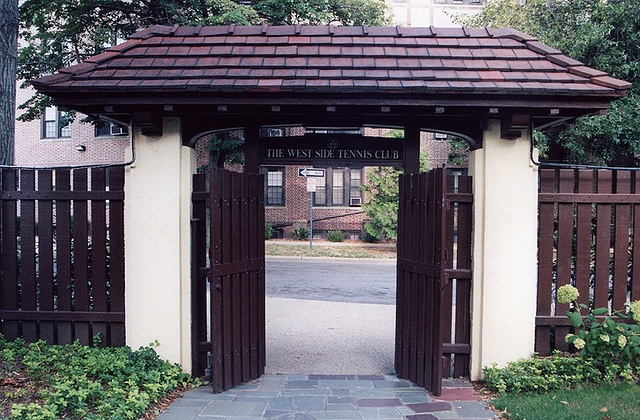 West Side Tennis Club's Front Gate in Forest Hills Gardens,  Aug. 2006
