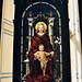 Virgin and Child Stained Glass in the Vatican Museum, Dec. 2003