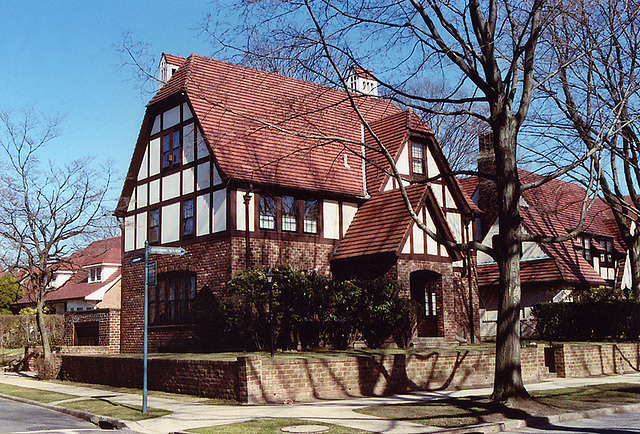 Tudor House in Forest Hills Gardens, April 2007
