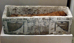 Animal Mummy & Sarcophagus in the Brooklyn Museum, August 2007