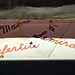 "Nefertiti and Semiramis" Names on Tiles in the Dinner Party by Judy Chicago in the Brooklyn Museum, August 2007