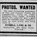 Photos Wanted (by Russell, Lang & Co.)