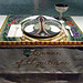 Setting for Eleanor of Aquitaine in the Dinner Party by Judy Chicago in the Brooklyn Museum, August 2007