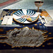 Setting for Caroline Herschel in the Dinner Party by Judy Chicago in the Brooklyn Museum, August 2007