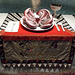 Setting for Susan B. Anthony in the Dinner Party by Judy Chicago in the Brooklyn Museum, August 2007