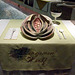 Setting for Virginia Woolf in the Dinner Party by Judy Chicago in the Brooklyn Museum, August 2007