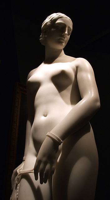 Detail of the Greek Slave in the Brooklyn Museum, August 2007