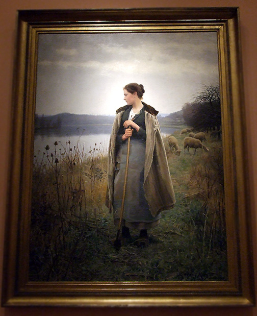 The Shepherdess of Rolleboise in the Brooklyn Museum, August 2007