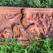 Architectural Sculpture in the form of a Terracotta Plaque in the Brooklyn Museum Sculpture Garden, August 2007