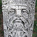 Keystone with Bearded King from  the Lorsch Building in the Brooklyn Museum Sculpture Garden, August 2007