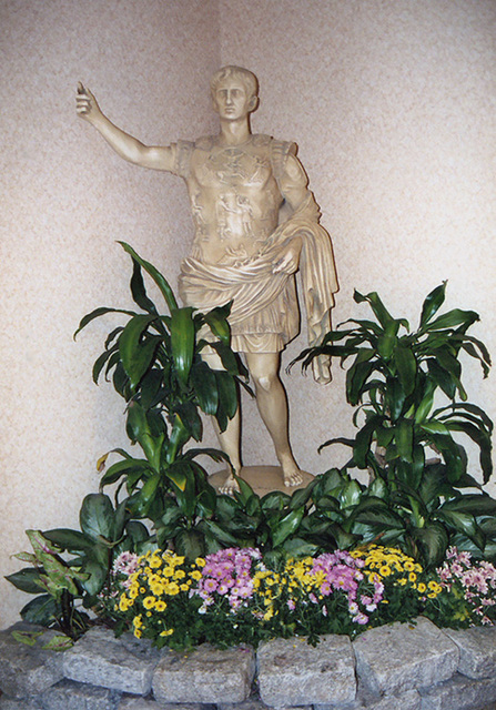 Little Statue Inspired by the Prima Porta Augustus at Caesars Palace in Atlantic City, Aug. 2006