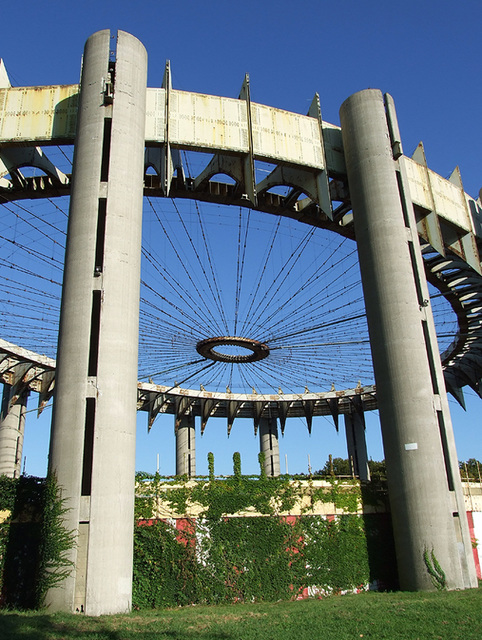 The Remains of the NY State Pavilion from the 1964-65 World's Fair in Flushing Meadows-Corona Park, September 2007