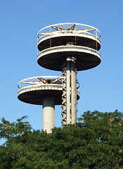 Towers from the NY State Pavilion from the World's Fair in Flushing Meadows-Corona Park,  September 2007