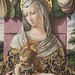 Detail of the Madonna and Child by Carlo Crivelli in the Metropolitan Museum of Art, January 2010