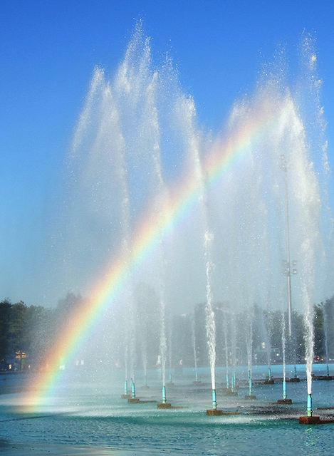 Rainbow in Flushing Meadows-Corona Park, September 2007