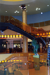Orange Staircase in Caesars Mall on the Pier in Atlantic City, Aug. 2006