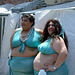 Plus Size Mermaids at the Coney Island Mermaid Parade, June 2010
