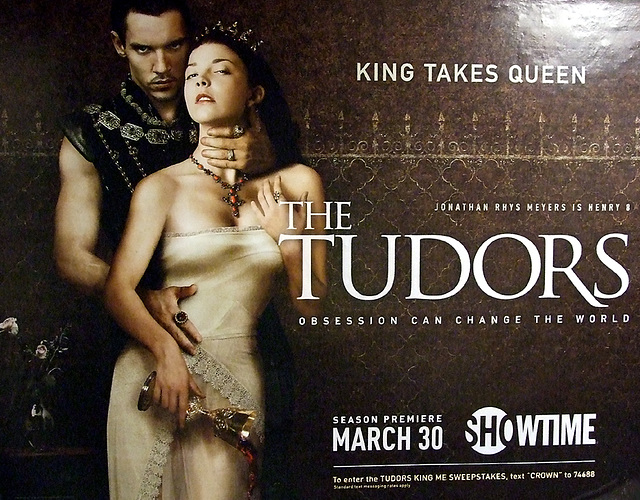 The Tudors Poster in the Subway, March 2008