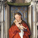Detail of the Virgin and Child in a Niche by a Netherlandish Painter in the Metropolitan Museum of Art, September 2008