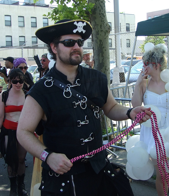 Male Pirate at the Coney Island Mermaid Parade, June 2010