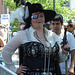 Lady Pirate at the Coney Island Mermaid Parade, June 2010