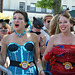 Suzi Squid and Krissy Krustacea at the Coney Island Mermaid Parade, June 2010